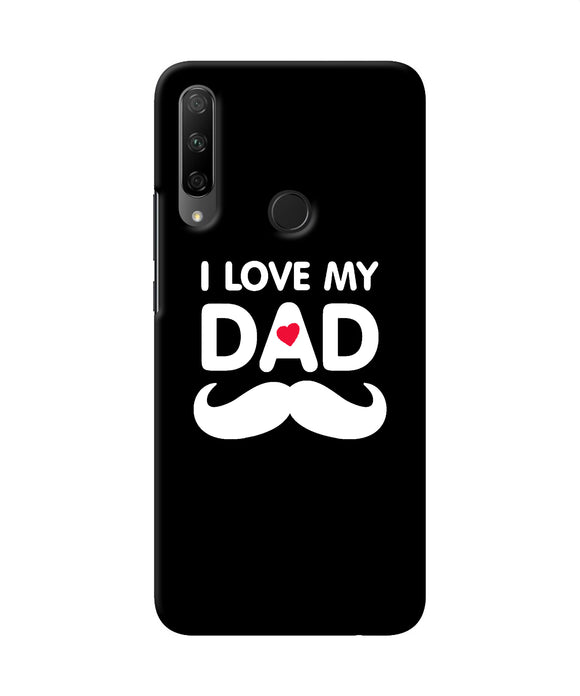 I love my dad mustache Honor 9X Back Cover