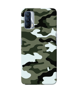 Camouflage Realme X7 Back Cover