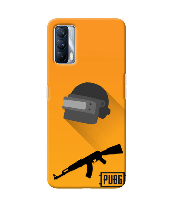 PUBG Helmet and Gun Realme X7 Real 4D Back Cover