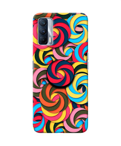 Spiral Pattern Realme X7 Pop Case