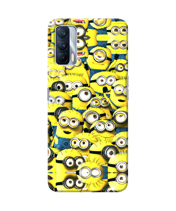 Minions mini crowd Realme X7 Back Cover