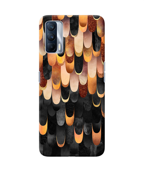 Abstract wooden rug Realme X7 Back Cover