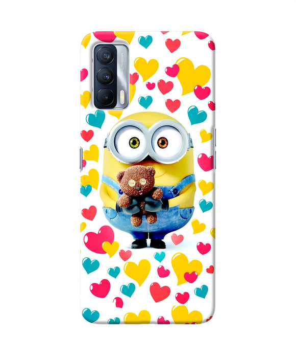 Minion teddy hearts Realme X7 Back Cover
