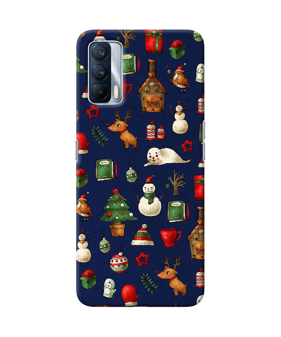 Canvas christmas print Realme X7 Back Cover
