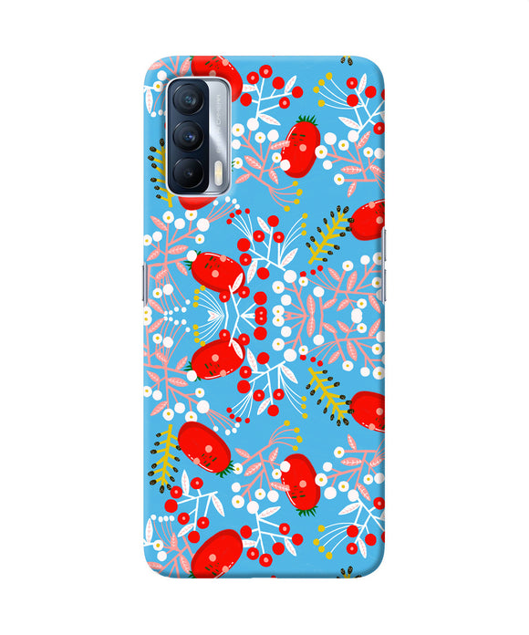 Small red animation pattern Realme X7 Back Cover