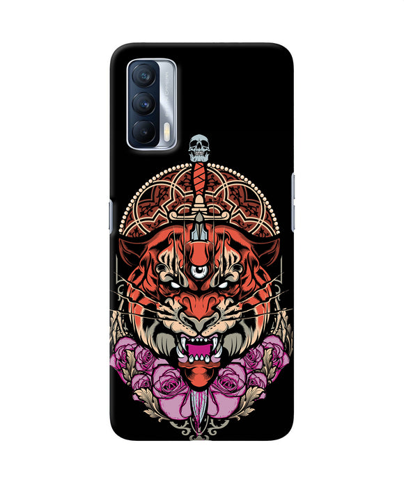 Abstract tiger Realme X7 Back Cover