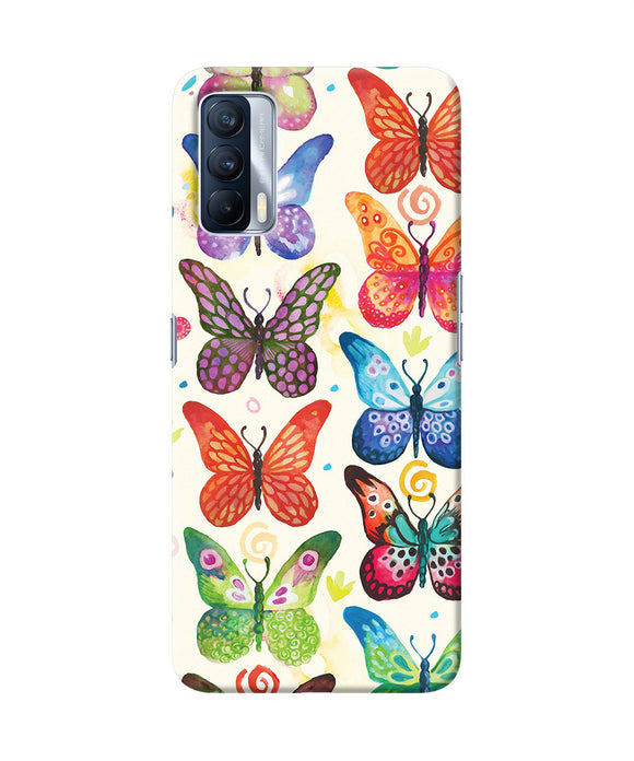 Abstract butterfly print Realme X7 Back Cover
