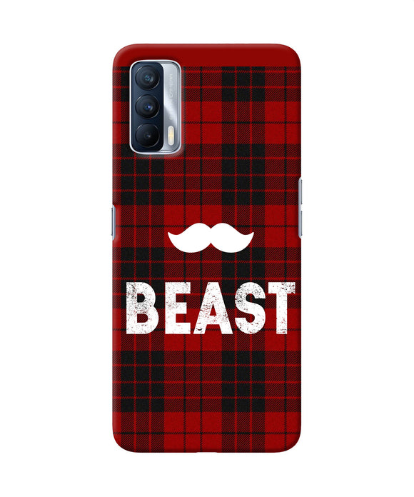Beast red square Realme X7 Back Cover