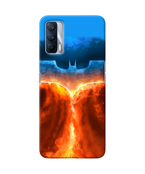 Burning batman logo Realme X7 Back Cover