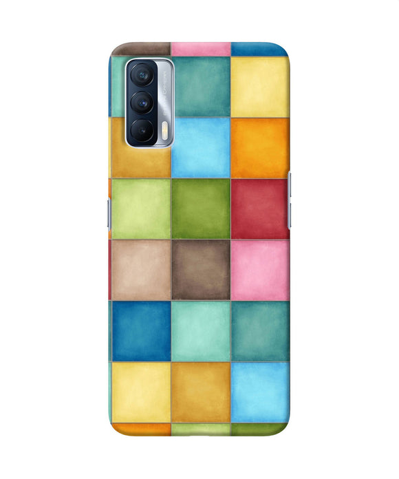 Abstract colorful squares Realme X7 Back Cover