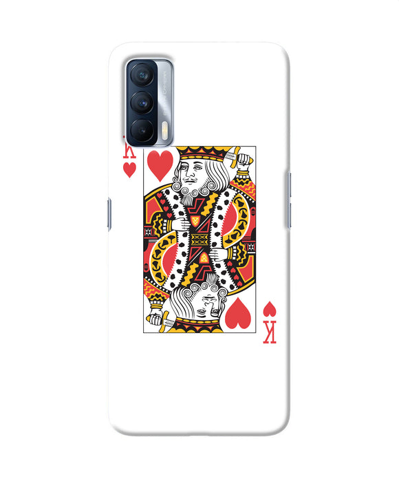 Heart king card Realme X7 Back Cover