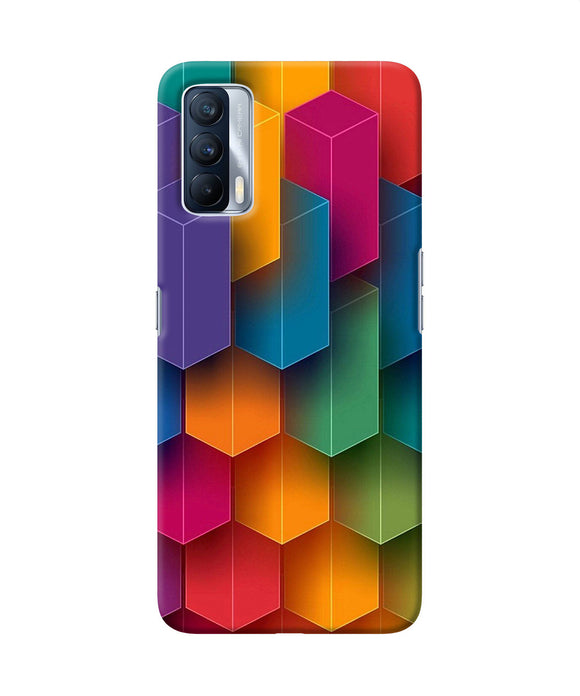 Abstract rectangle print Realme X7 Back Cover