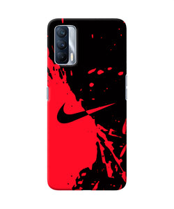 Nike red black poster Realme X7 Back Cover