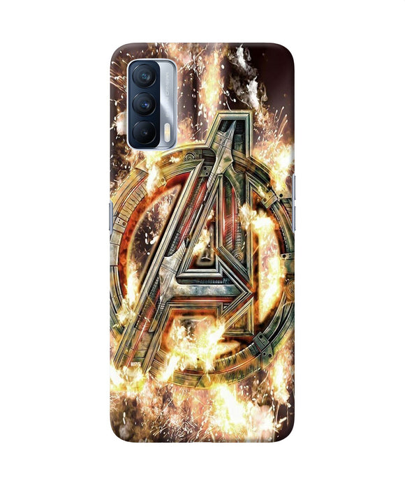 Avengers burning logo Realme X7 Back Cover