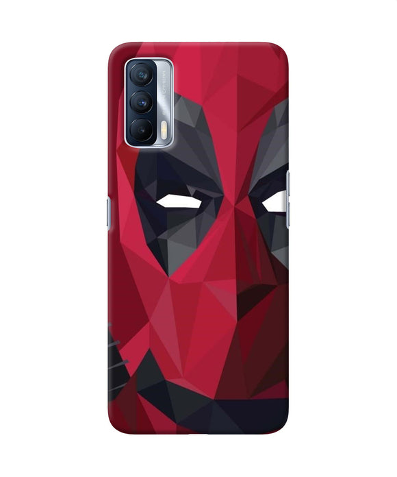 Abstract deadpool half mask Realme X7 Back Cover