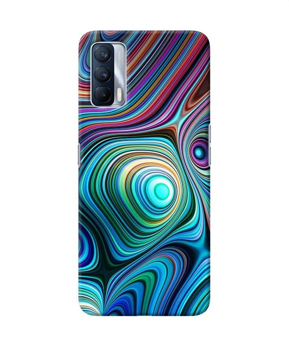 Abstract coloful waves Realme X7 Back Cover
