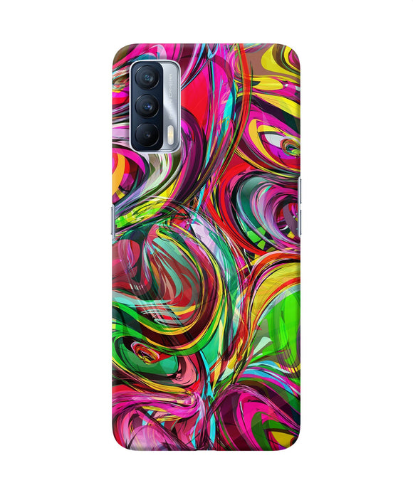 Abstract colorful ink Realme X7 Back Cover