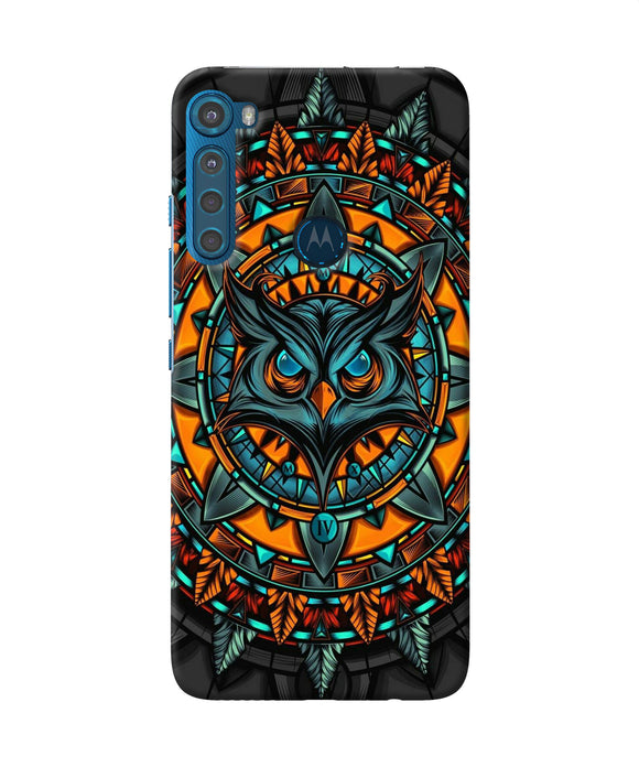 Angry Owl Art Motorola One Fusion Plus Back Cover