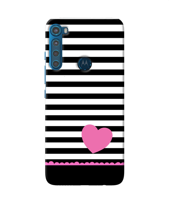 Abstract heart Motorola One Fusion Plus Back Cover