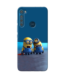 Minion Laughing Motorola One Fusion Plus Back Cover