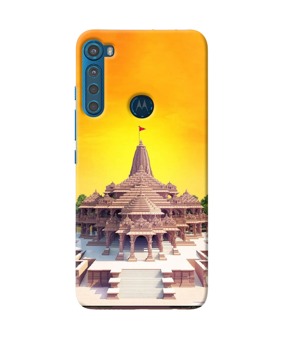 Ram Mandir Ayodhya Motorola One Fusion Plus Back Cover