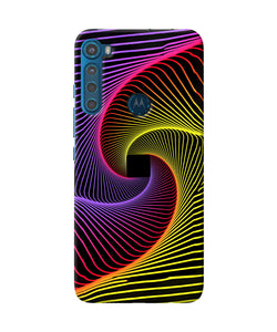 Colorful Strings Motorola One Fusion Plus Back Cover