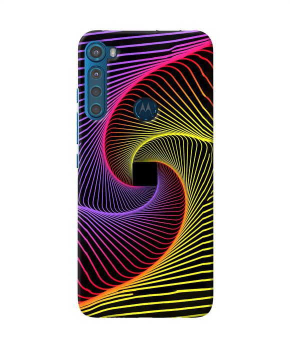 Colorful Strings Motorola One Fusion Plus Back Cover