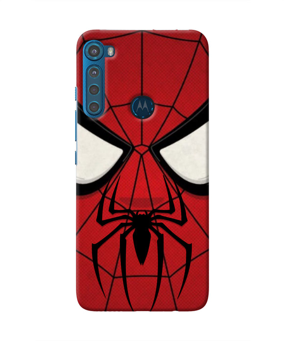 Spiderman Face Motorola One Fusion Plus Real 4D Back Cover