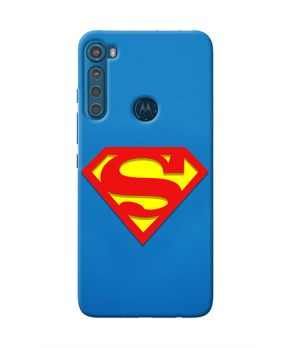 Superman Blue Motorola One Fusion Plus Real 4D Back Cover