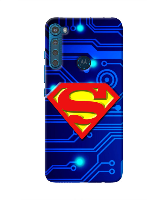 Superman Abstract Motorola One Fusion Plus Real 4D Back Cover