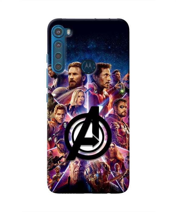 Avengers Superheroes Motorola One Fusion Plus Real 4D Back Cover