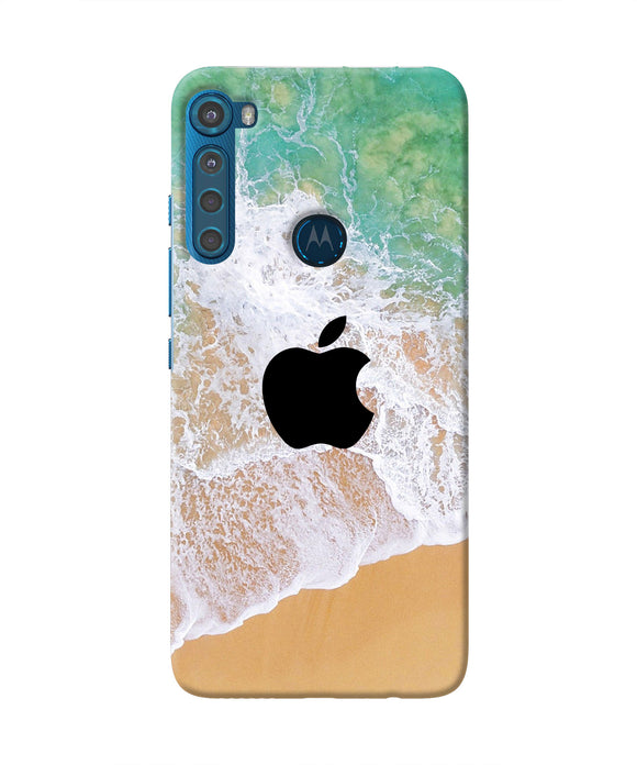 Apple Ocean Motorola One Fusion Plus Real 4D Back Cover