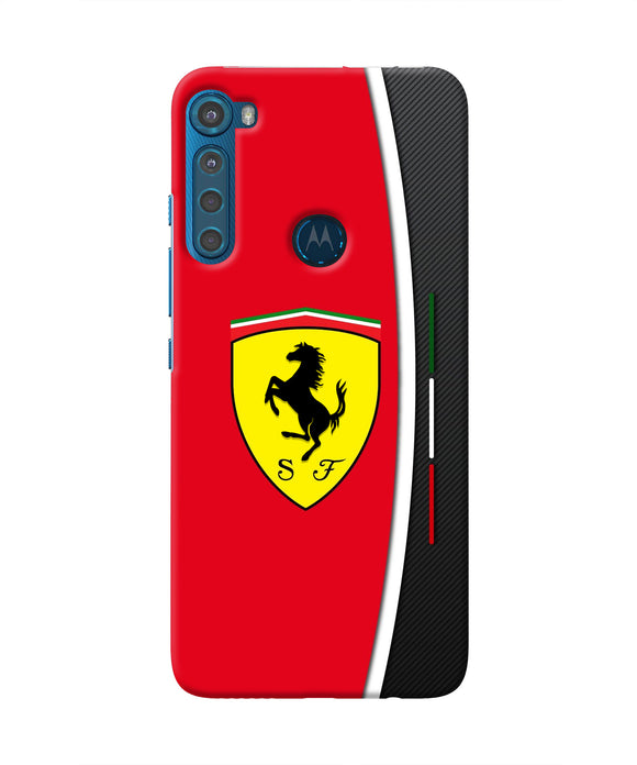 Ferrari Abstract Motorola One Fusion Plus Real 4D Back Cover