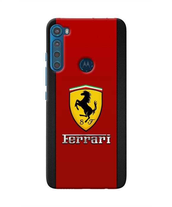 Ferrari Abstract Motorola One Fusion Plus Real 4D Back Cover