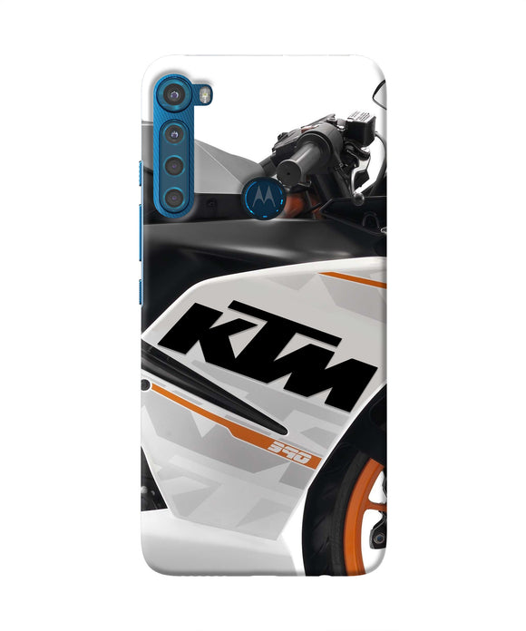KTM Bike Motorola One Fusion Plus Real 4D Back Cover