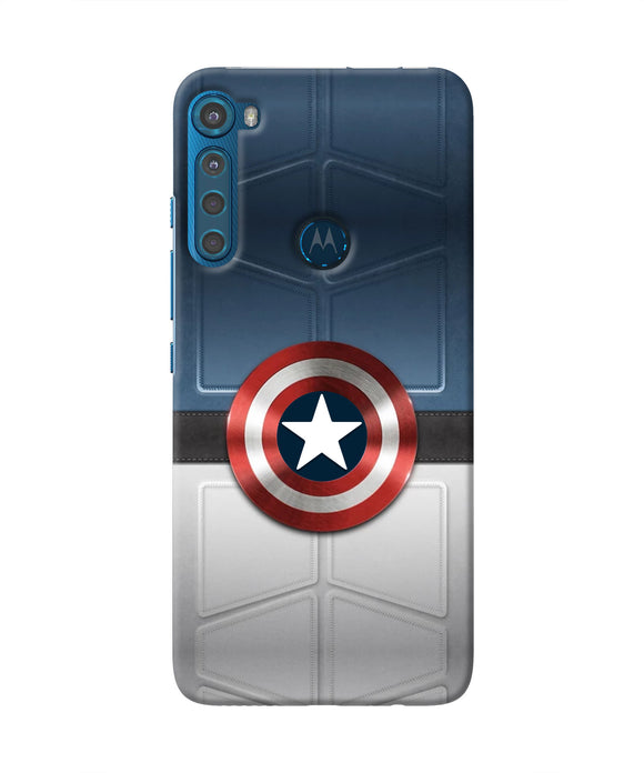 Captain America Suit Motorola One Fusion Plus Real 4D Back Cover