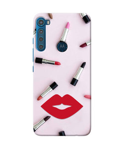Lips Lipstick Shades Motorola One Fusion Plus Real 4D Back Cover