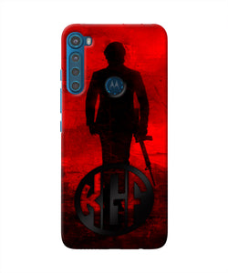 Rocky Bhai K G F Chapter 2 Logo Motorola One Fusion Plus Real 4D Back Cover