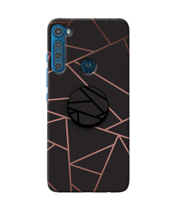 Geometric Pattern Motorola One Fusion Plus Pop Case