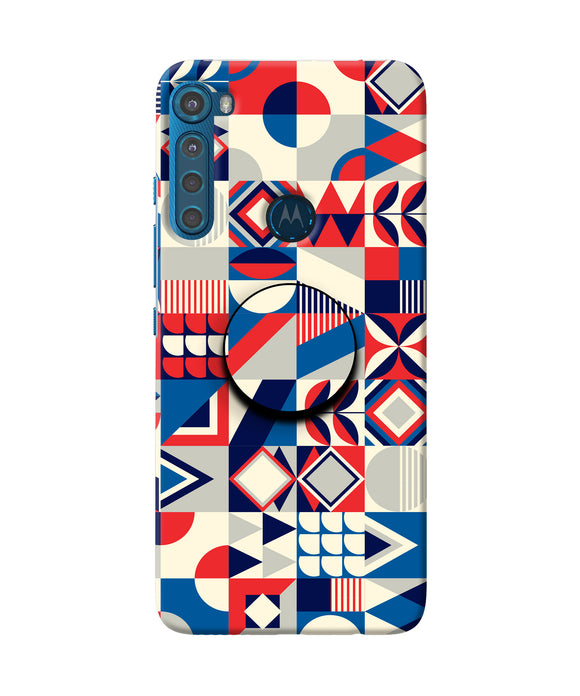 Colorful Pattern Motorola One Fusion Plus Pop Case