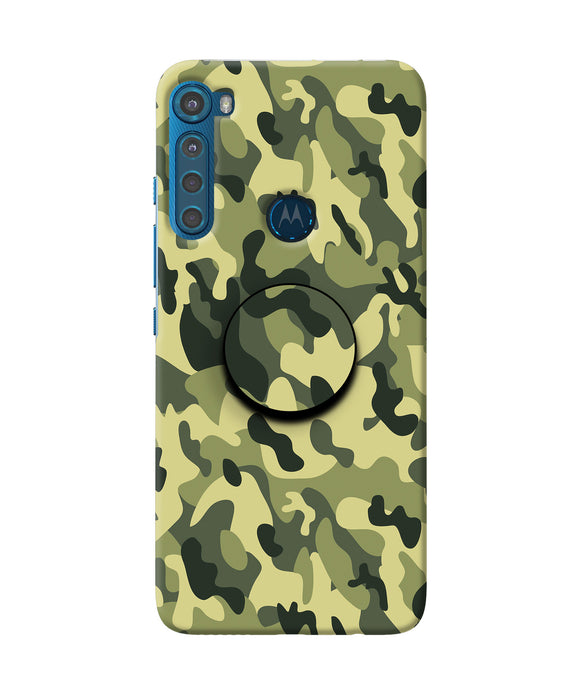Camouflage Motorola One Fusion Plus Pop Case