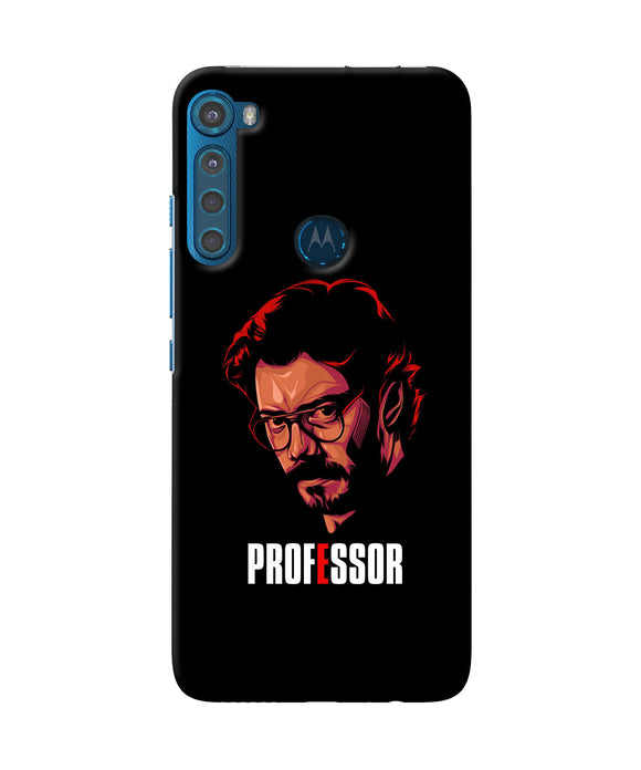 Money Heist Professor Sketch Motorola One Fusion Plus Back Cover