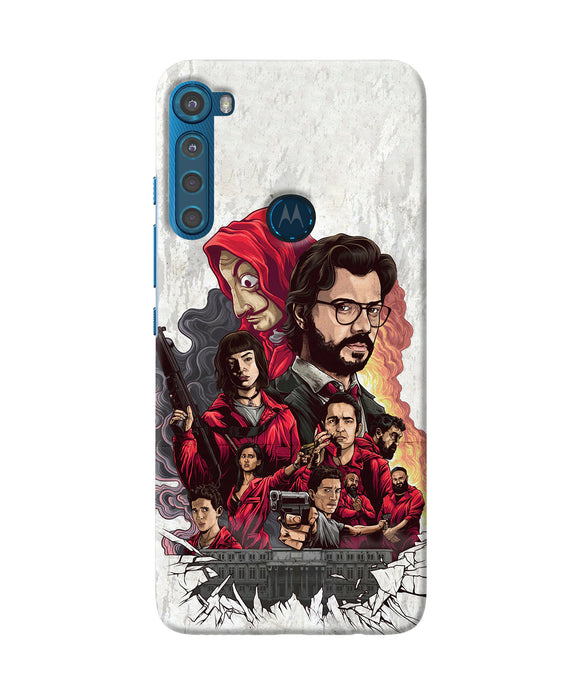 Money Heist Poster Motorola One Fusion Plus Back Cover
