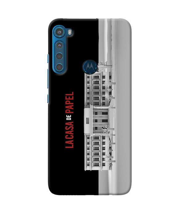 Money Heist Bank Of Spain Motorola One Fusion Plus Back Cover