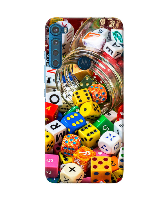 Colorful Dice Motorola One Fusion Plus Back Cover