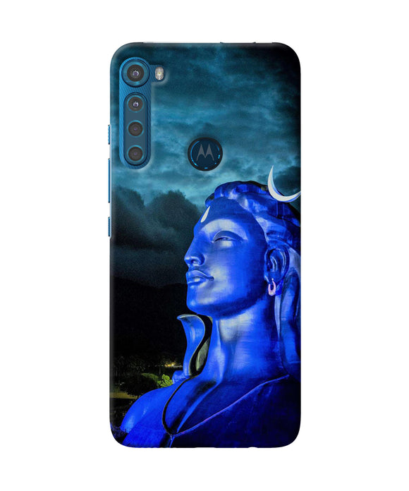 Adiyogi Blue Motorola One Fusion Plus Back Cover