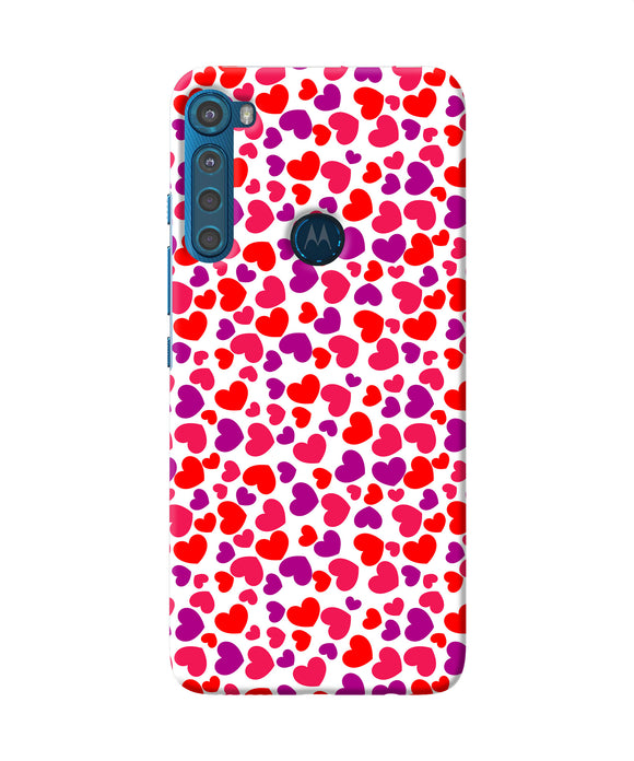 Heart print Motorola One Fusion Plus Back Cover