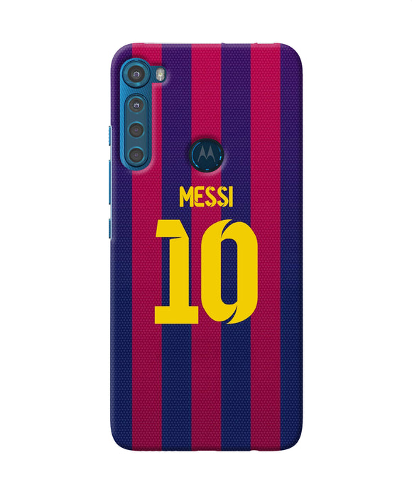 Messi 10 tshirt Motorola One Fusion Plus Back Cover