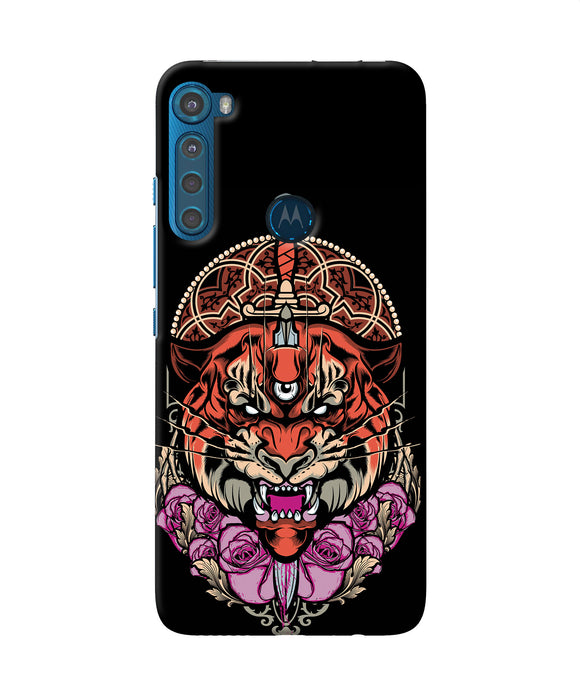Abstract tiger Motorola One Fusion Plus Back Cover