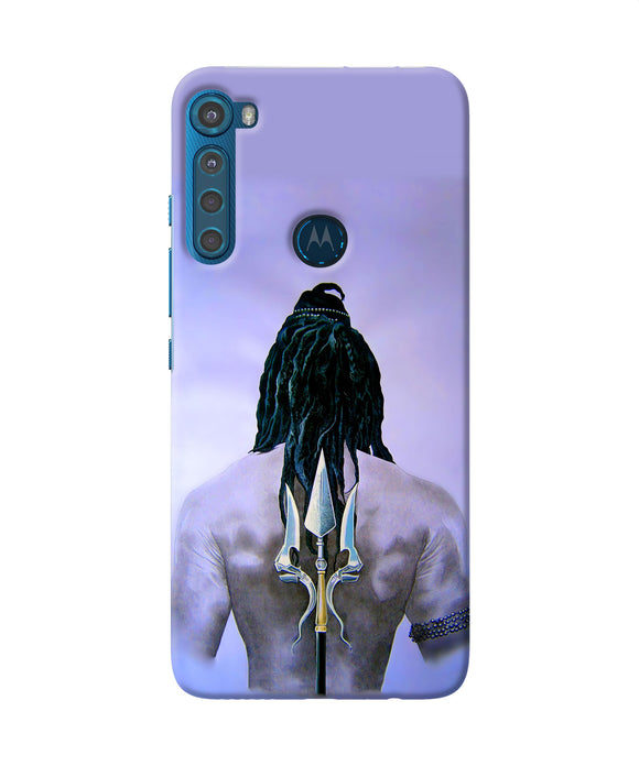 Lord shiva back Motorola One Fusion Plus Back Cover